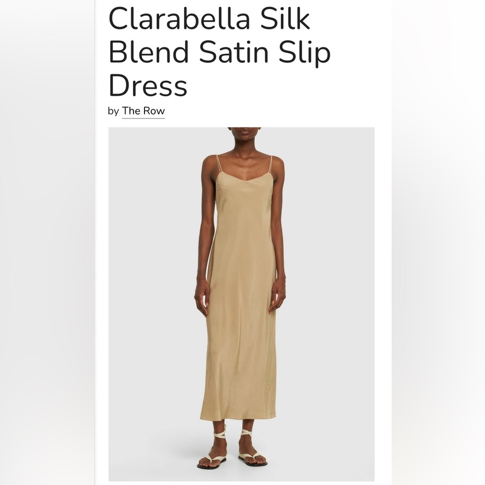 The Row Clarabella slip Dress